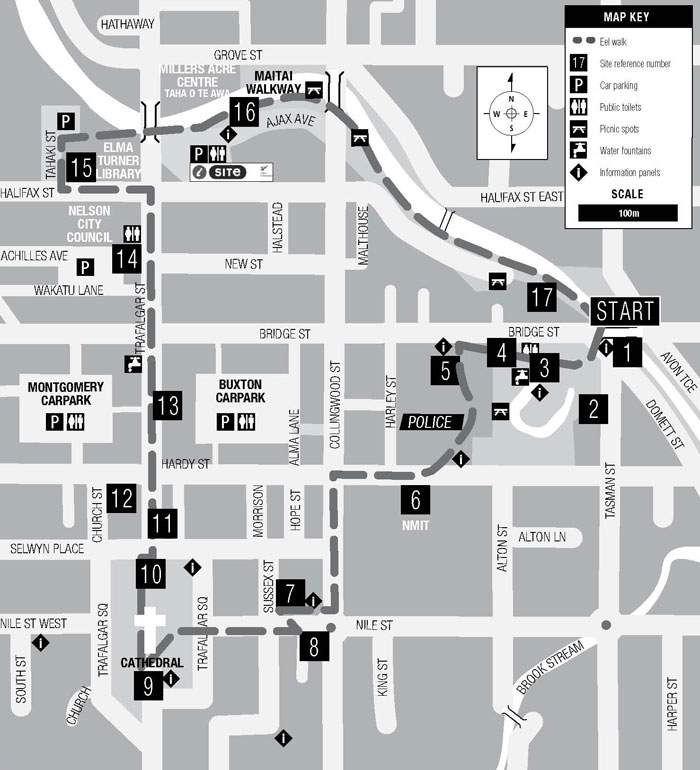 Eel Walk Map - Nelson City Council