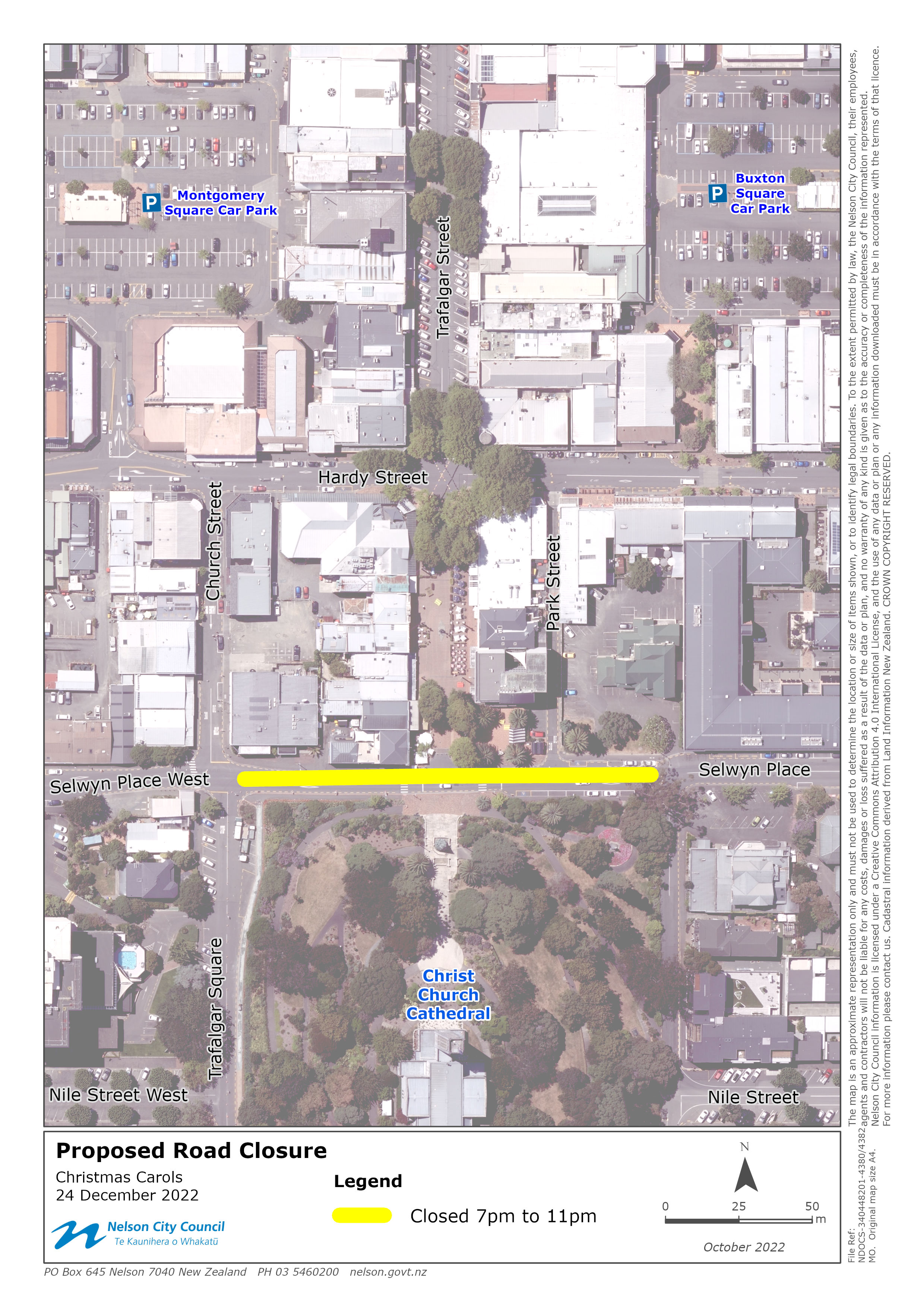 GIS 2022 Christmas Carols Proposed Road Closure