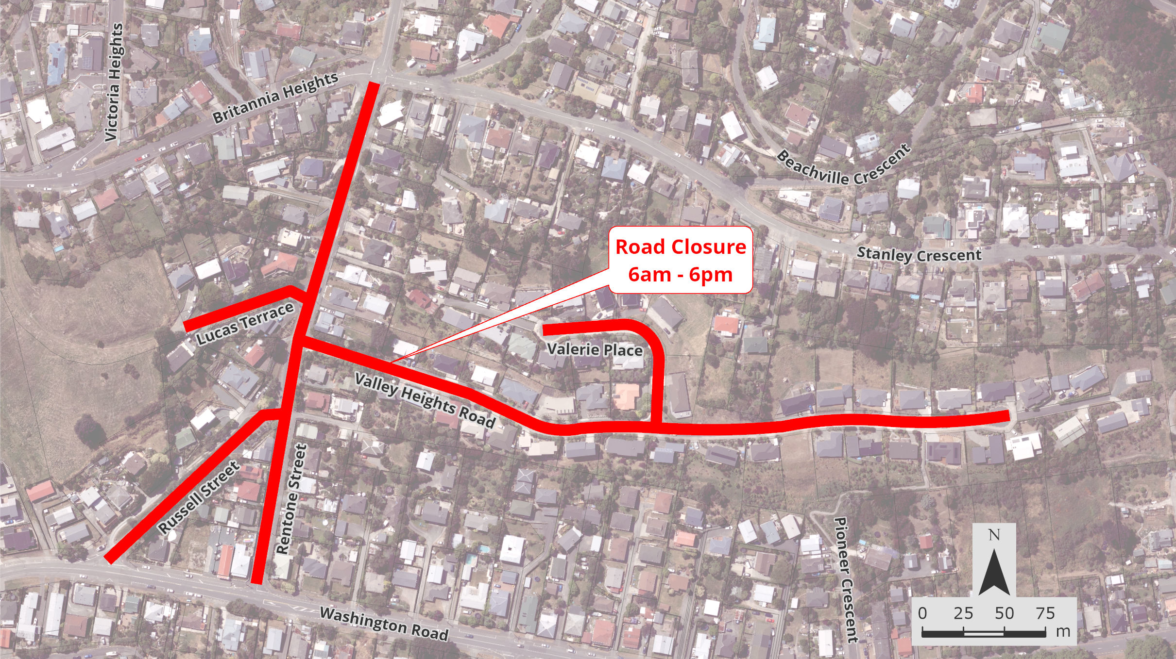 GIS 2022 Russell Rentone Streets Proposed Road Closure